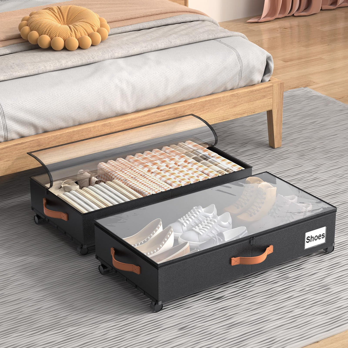 Under-bed storage boxes