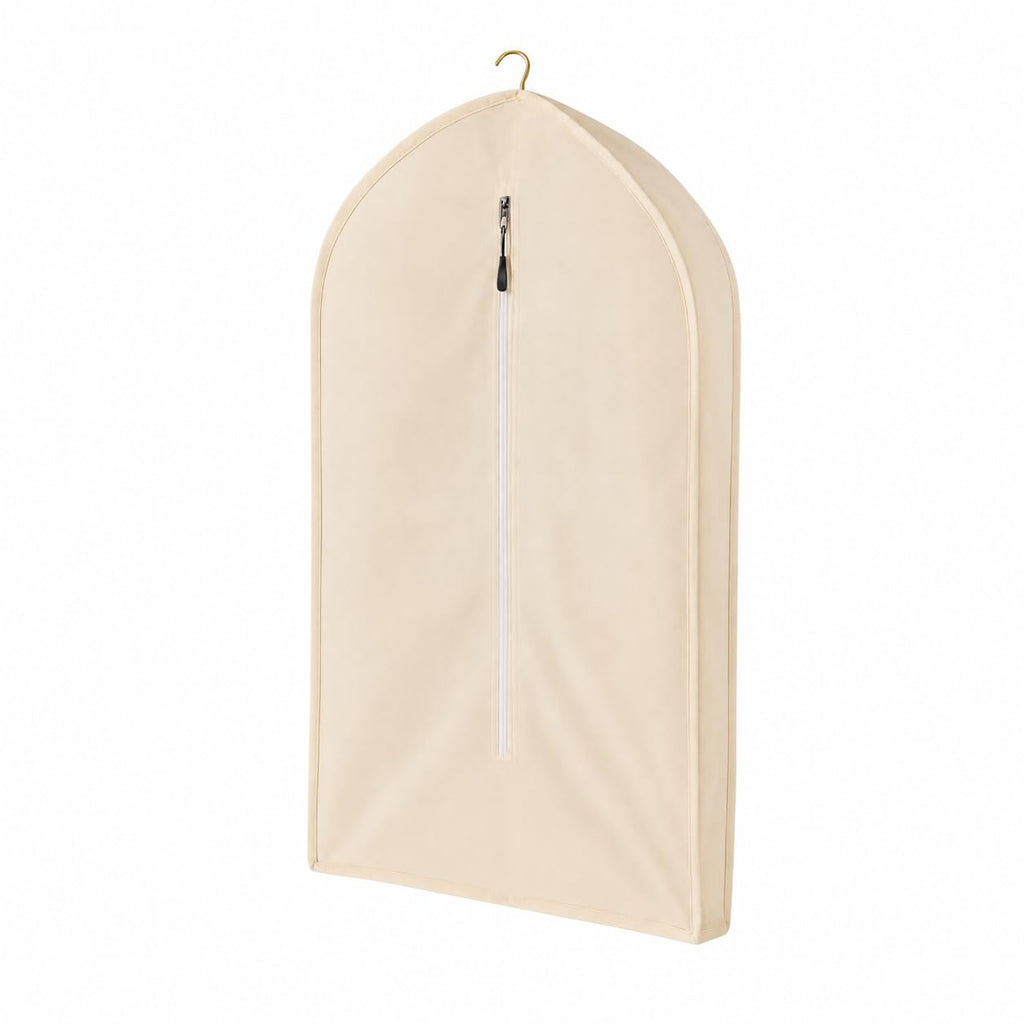 100% Cotton Garment Bag | Long | Breathable Garment Bags for Hanging Clothes | Garment Storage Bag for Long Dresses & Coats Storage | Pack of 1 (42 Inch)