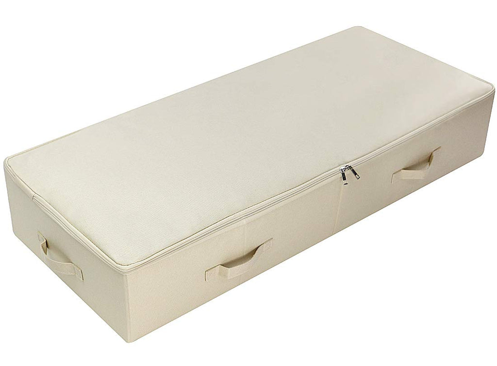 Extra Large Fabric Underbed Clothes Storage Bins with Lid for Wedding Dress