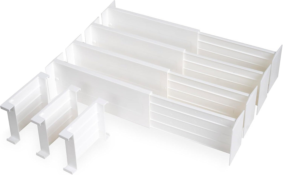 Dial Industries Dresser Drawer Organizer Dividers, Set of 4, 4.5" Deep
