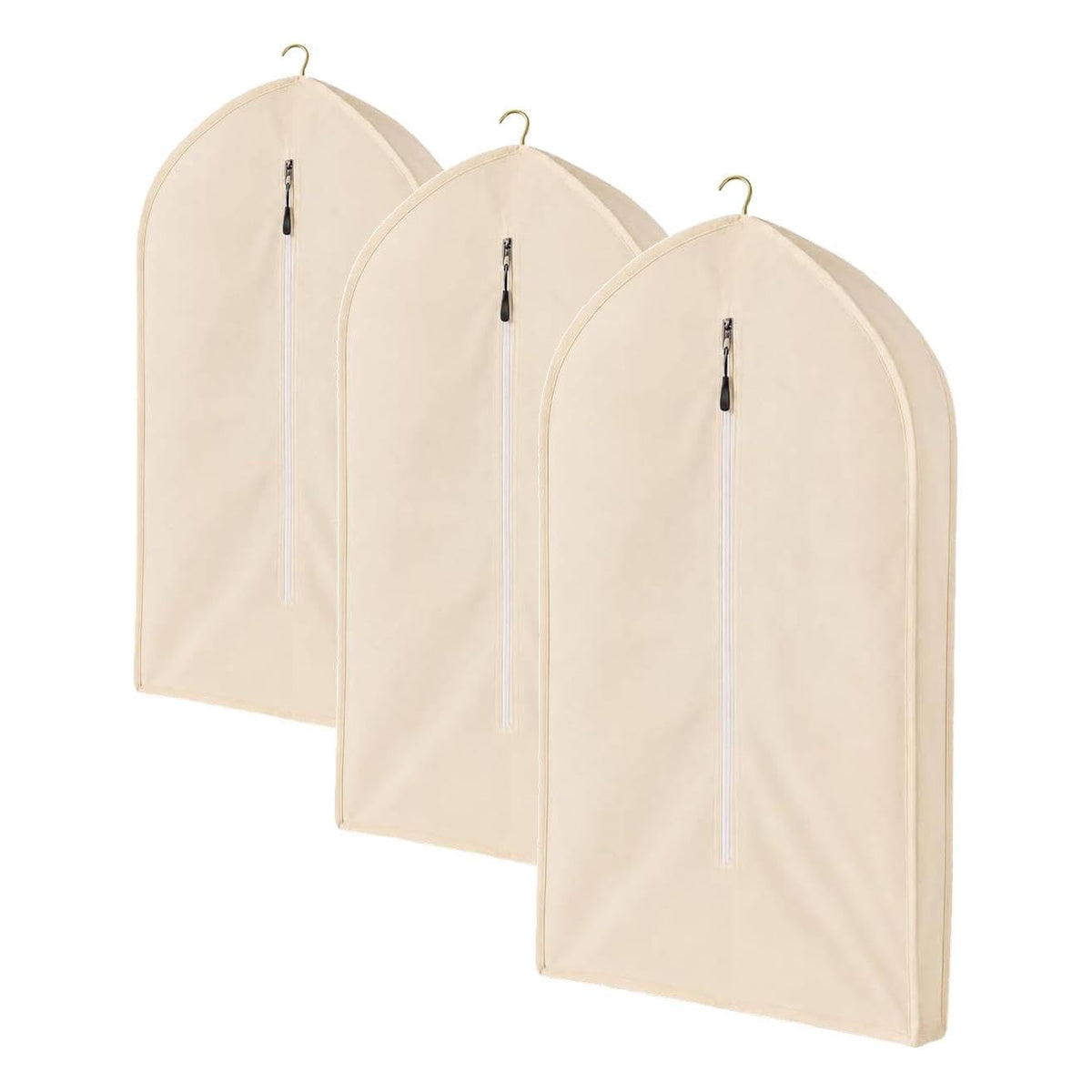 100% Cotton Garment Bag | Long | Breathable Garment Bags for Hanging Clothes | Garment Storage Bag for Long Dresses & Coats Storage | Pack of 1 (42 Inch)