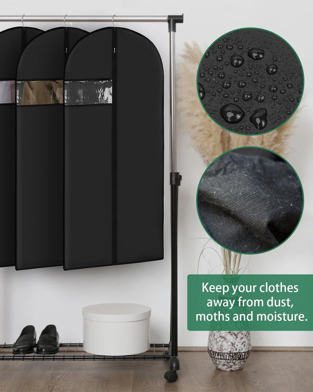 Lzerking Garment Bags for Hanging Clothes
