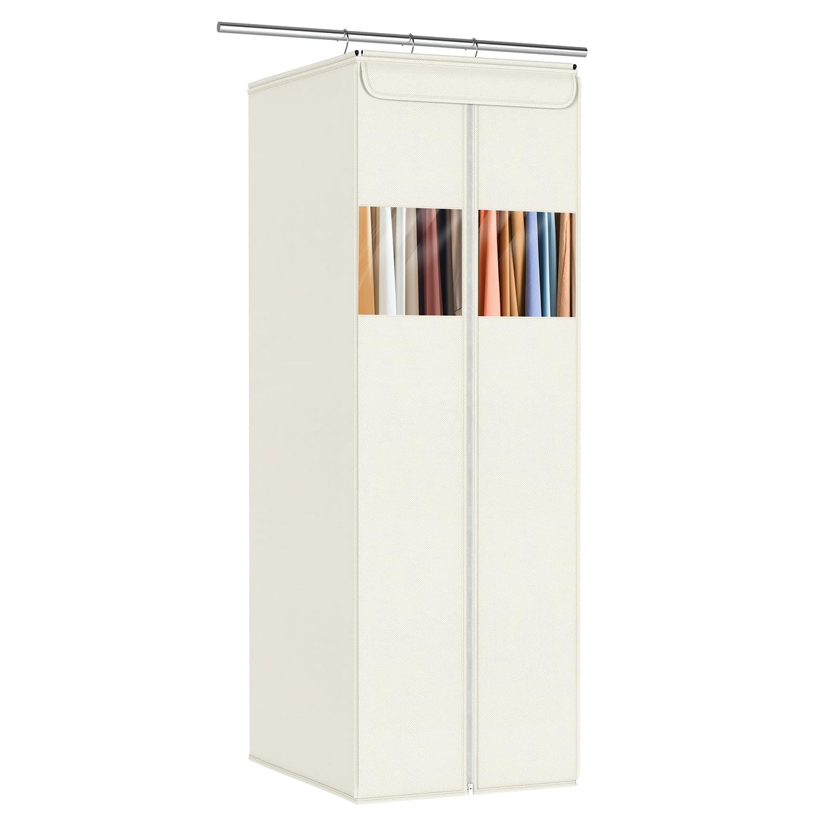 Zilink Clear Garment Bags for Hanging Clothes Garment Storage Bags 54 in