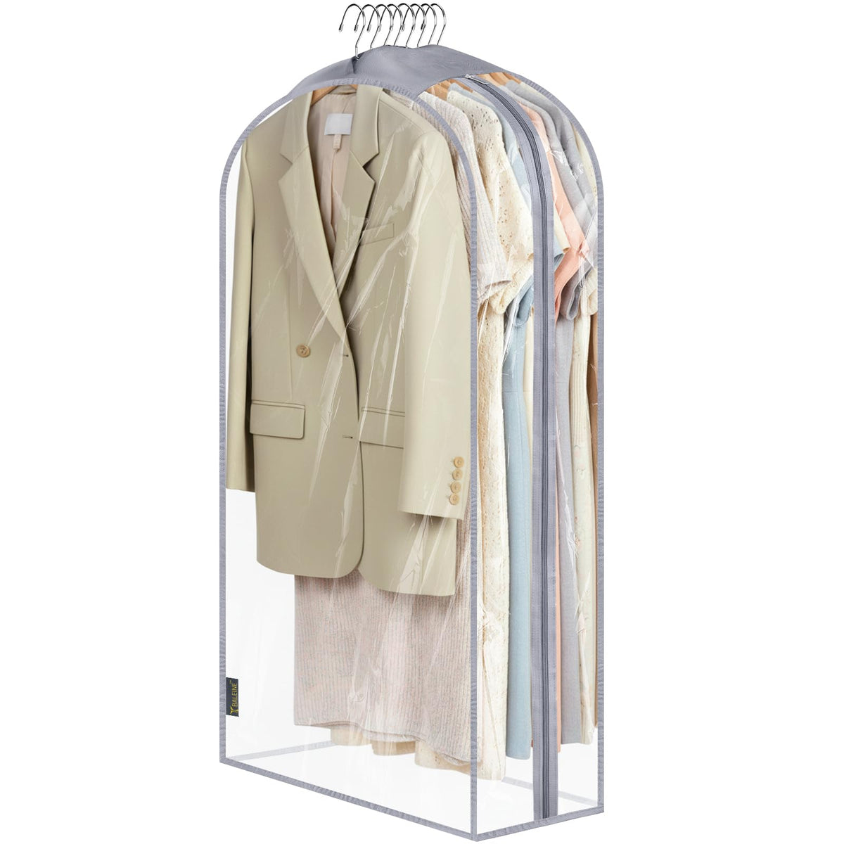 BALEINE 2PK Garment Bags for Hanging Clothes, 40" Suit Bag for Closet