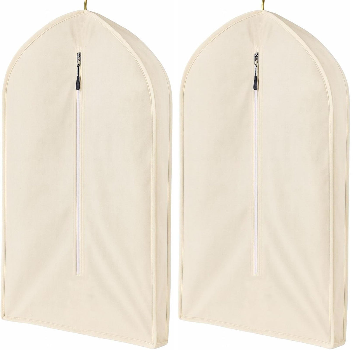 100% Cotton Garment Bag | Long | Breathable Garment Bags for Hanging Clothes | Garment Storage Bag for Long Dresses & Coats Storage | Pack of 1 (42 Inch)