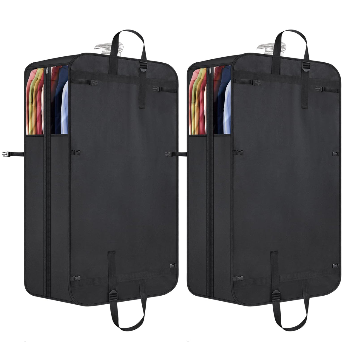 Univivi Garment Bag Suit Bag for Storage and Travel, 43 Inch, Set of 5