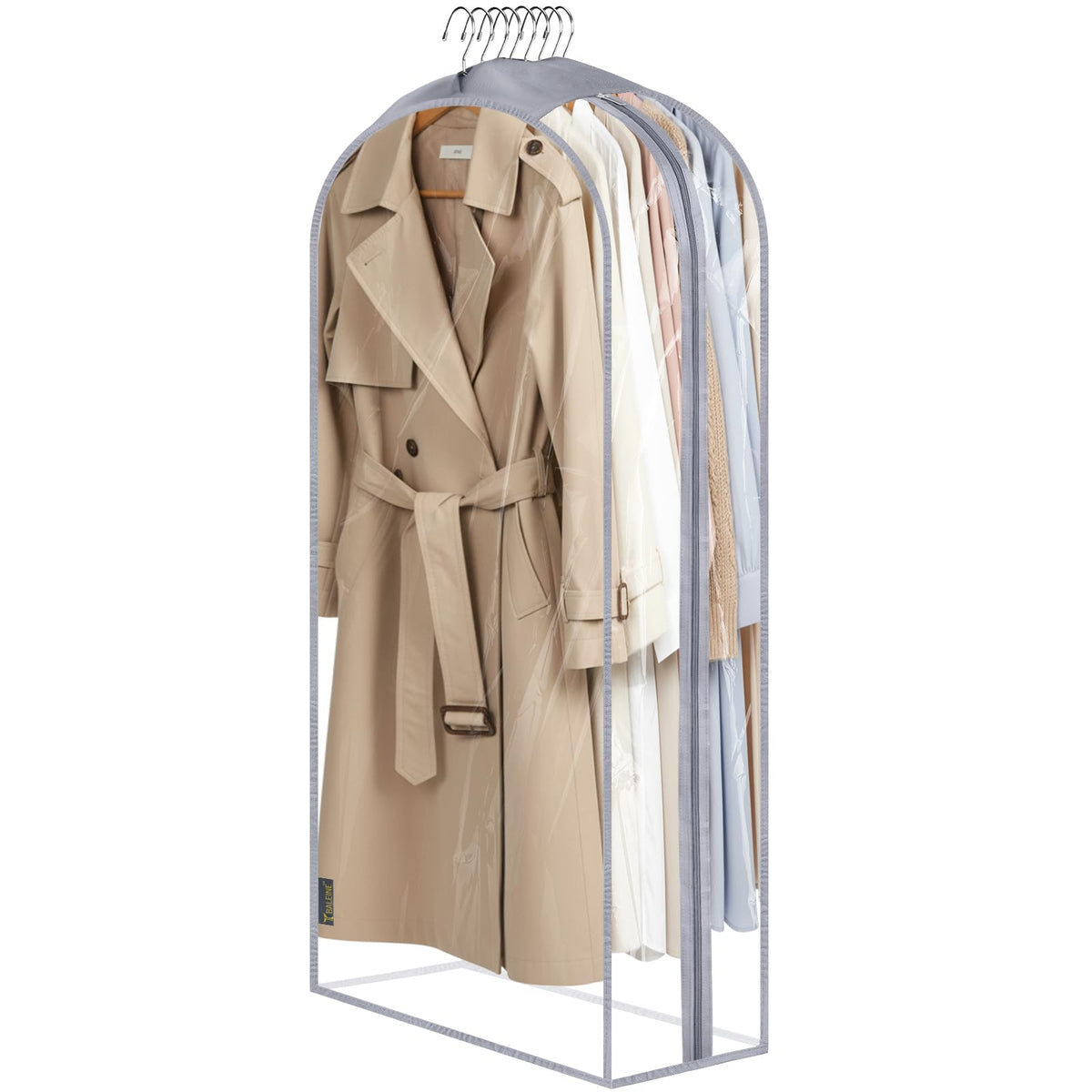 BALEINE 2PK Garment Bags for Hanging Clothes, 40" Suit Bag for Closet