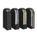 Clear Garment Bags for Hanging Clothes, 4-Pack, 2x40"+2x50"