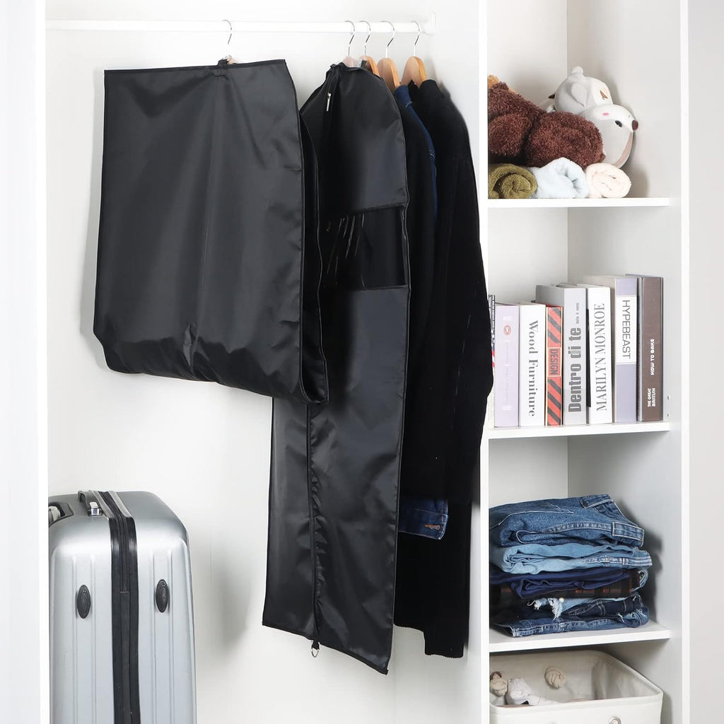 Univivi Garment Bag Suit Bag for Storage and Travel, 43 Inch, Set of 5