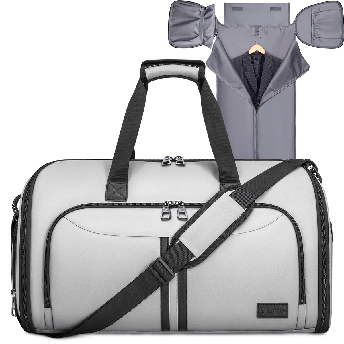 BALEINE Garment Bags for Travel, Water Resistant Carry on Suit Bag