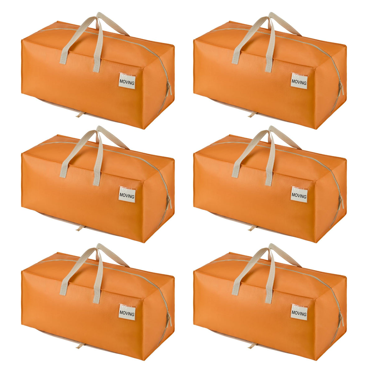 VENO 10 Pack Heavy Duty Moving Bags with Backpack Straps, Zippers & Handles, Extra Large Packing Bags for College Dorm Essentials, Moving Supplies Alternative to Cardboard Moving Boxes