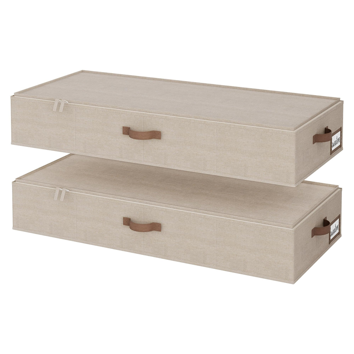 StorageWorks 6 Inch Low Profile Under Bed Clothes Storage Bins with Lids