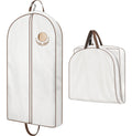 MISSLO 60" Cotton Garment Bag for Long Dress Breathable Fur Coat Storage Bag Women Dress Cover Luxury Garment Bags for Hanging Clothes Travel for Fur Coat, Jacket, Gown, Suit