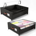 92L Extra Large Under Bed Storage with Wheels, 39.4" Extra Long Storage Box