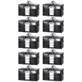 TAILI 4 Pack Blue Extra Large Moving Bags,Storage Bags with Visible Window