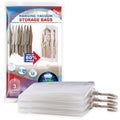 Hanging Vacuum Storage Bags, Space Saver Vacuum Seal Bags for Cloth, 6 Long