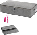 Large Lockable Toy Storage Box, Under Bed Discreet Toy Storage, Gray