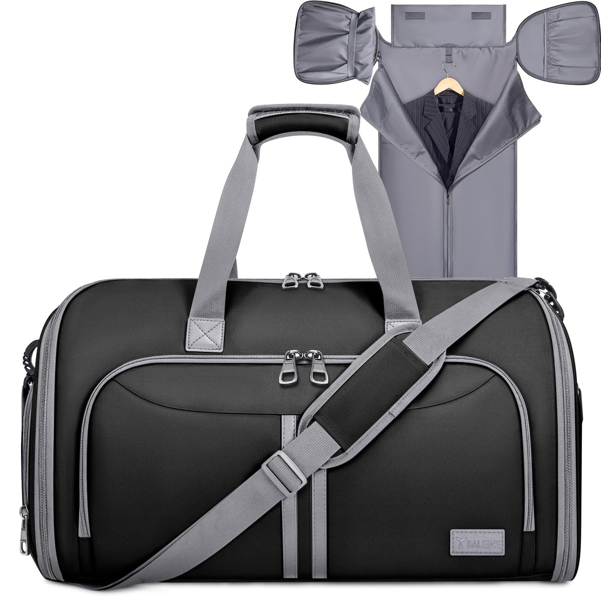 BALEINE Garment Bags for Travel, Water Resistant Carry on Suit Bag