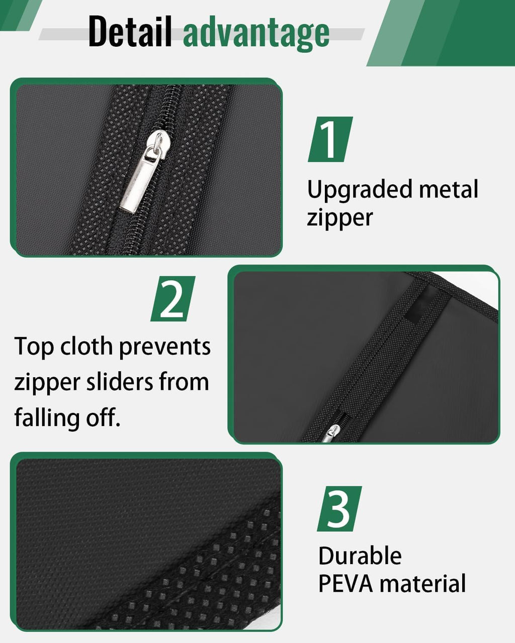 Lzerking Garment Bags for Hanging Clothes