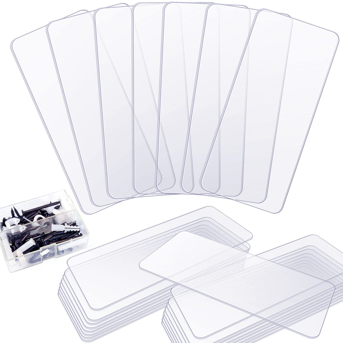 Yookeer 32 Pack 4.25 x 2 in Drawer Dividers for Plastic Storage Bins