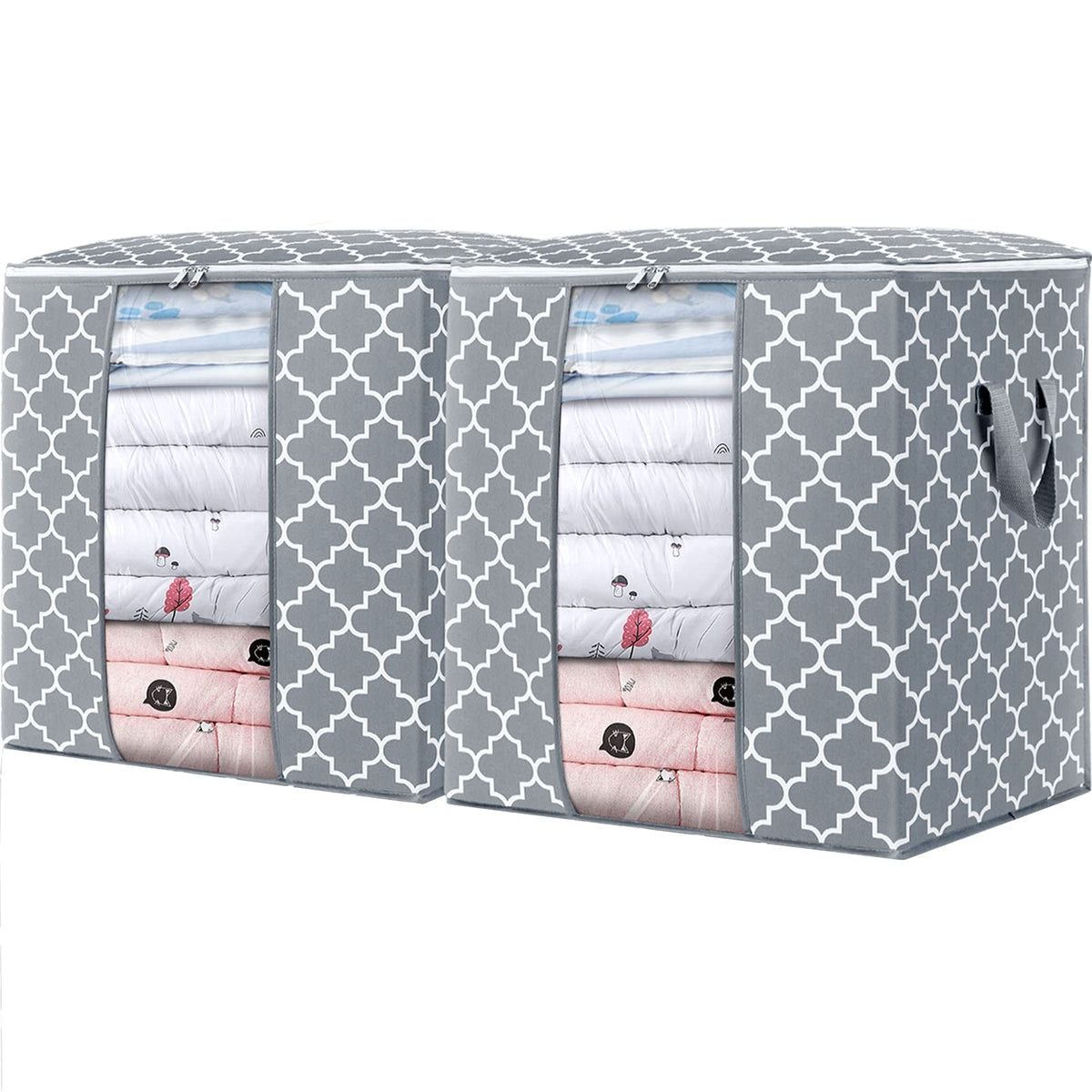 Storage Bags 3 Pack 100L Clothes Organization and Storage Containers