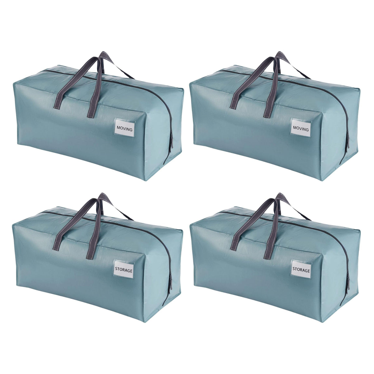 VENO 10 Pack Heavy Duty Moving Bags with Backpack Straps, Zippers & Handles, Extra Large Packing Bags for College Dorm Essentials, Moving Supplies Alternative to Cardboard Moving Boxes