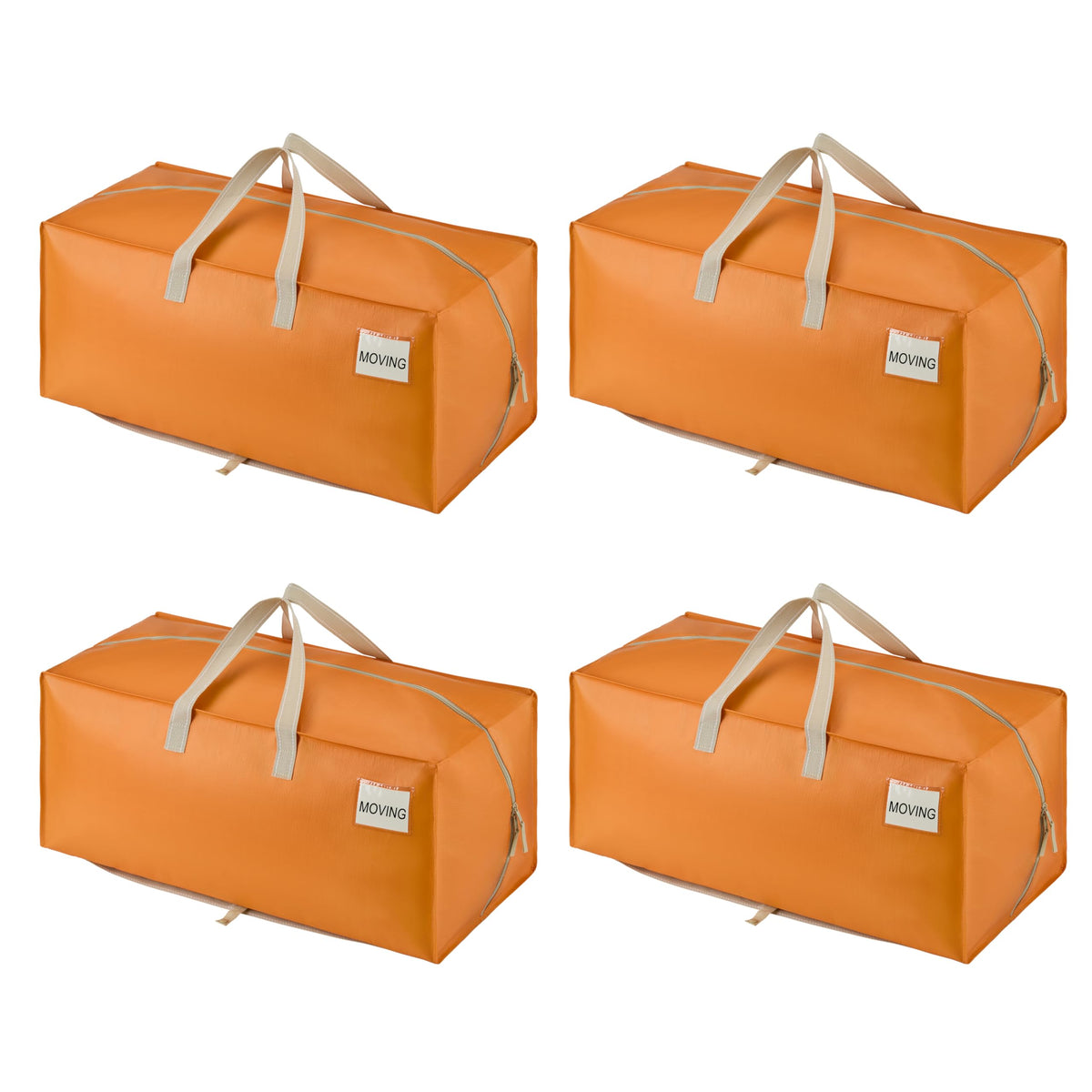 VENO 10 Pack Heavy Duty Moving Bags with Backpack Straps, Zippers & Handles, Extra Large Packing Bags for College Dorm Essentials, Moving Supplies Alternative to Cardboard Moving Boxes