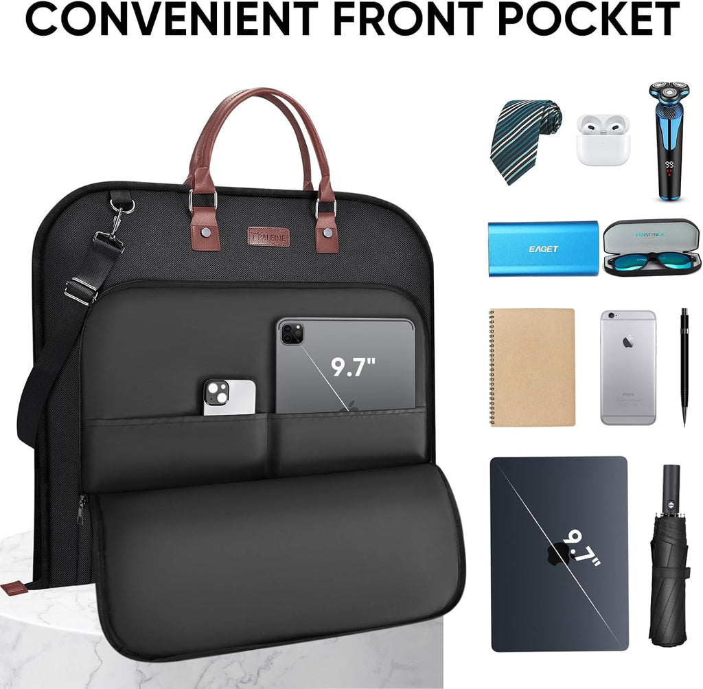 BALEINE Garment Bags for Travel, Water Resistant Carry on Suit Bag