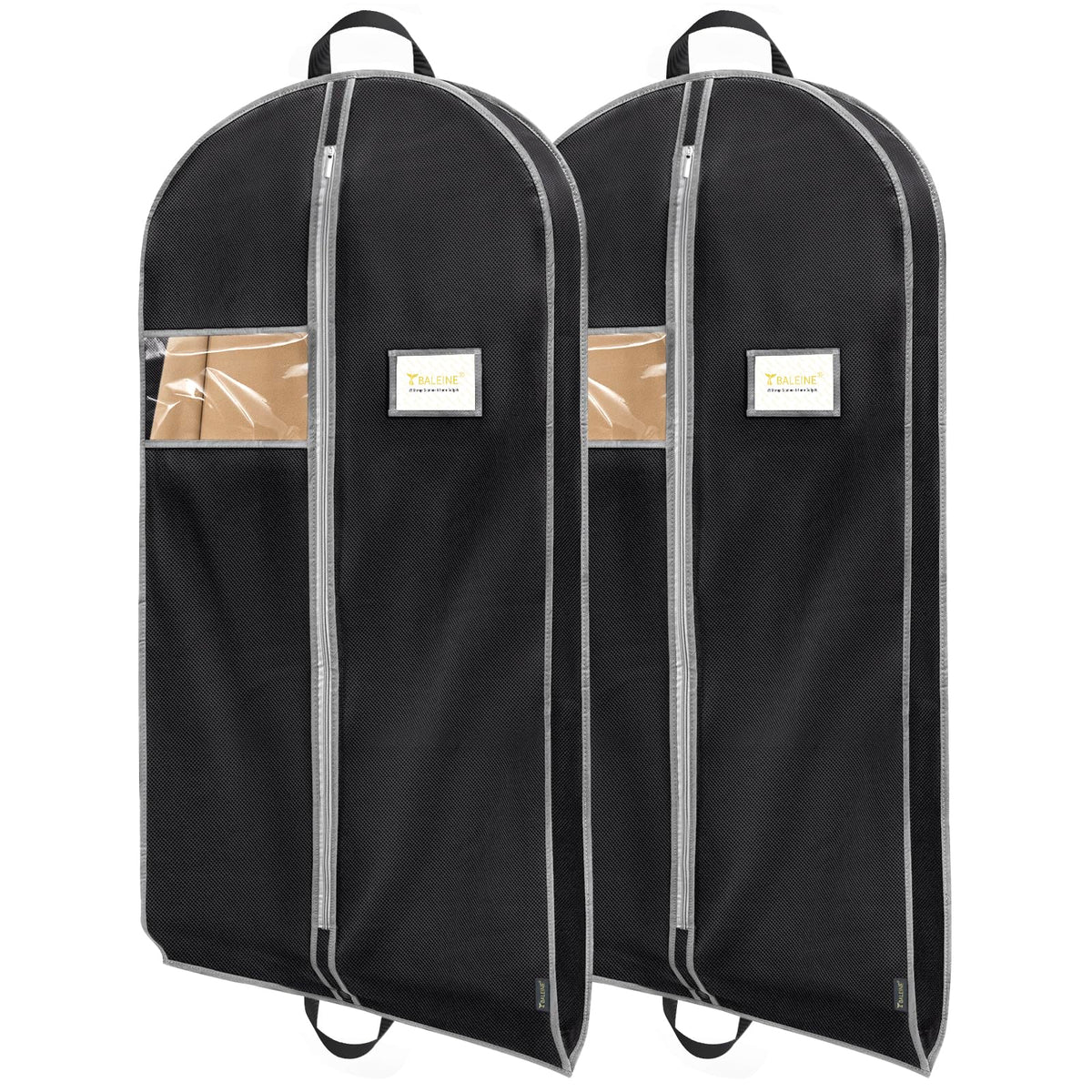 BALEINE 1PK Garment Bags for Hanging Clothes, 60" Suit Bag for Travel