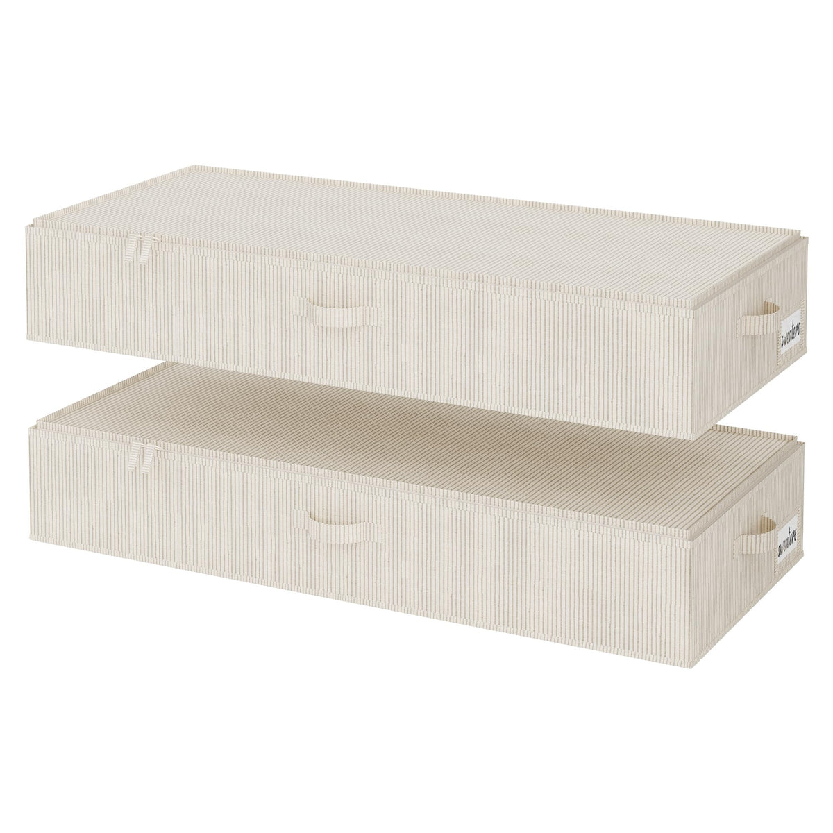 StorageWorks 6 Inch Low Profile Under Bed Clothes Storage Bins with Lids