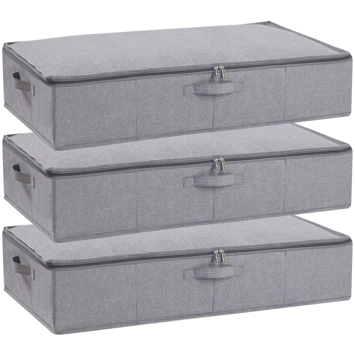 Underbed Storage Organizers,Beige,1 Pack,23.6x11.8x5.9 Inch