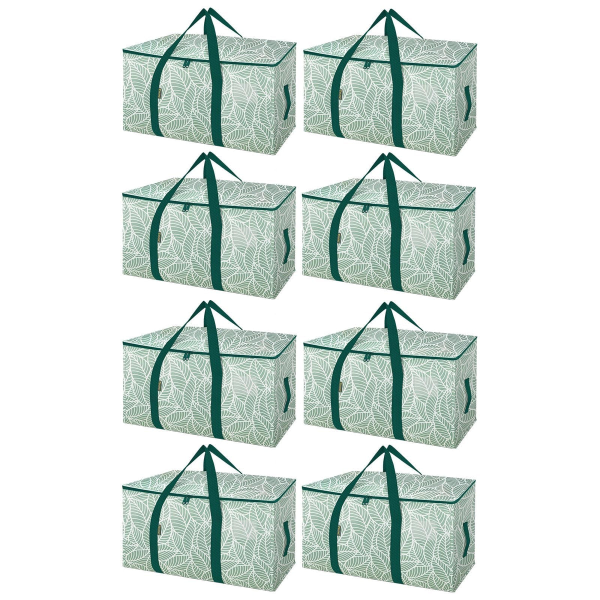 BALEINE 6-Pack Oversized Moving Bags with Reinforced Handles, Heavy-Duty Storage Tote for Clothes, Moving Supplies (Clear, 6-Pack)