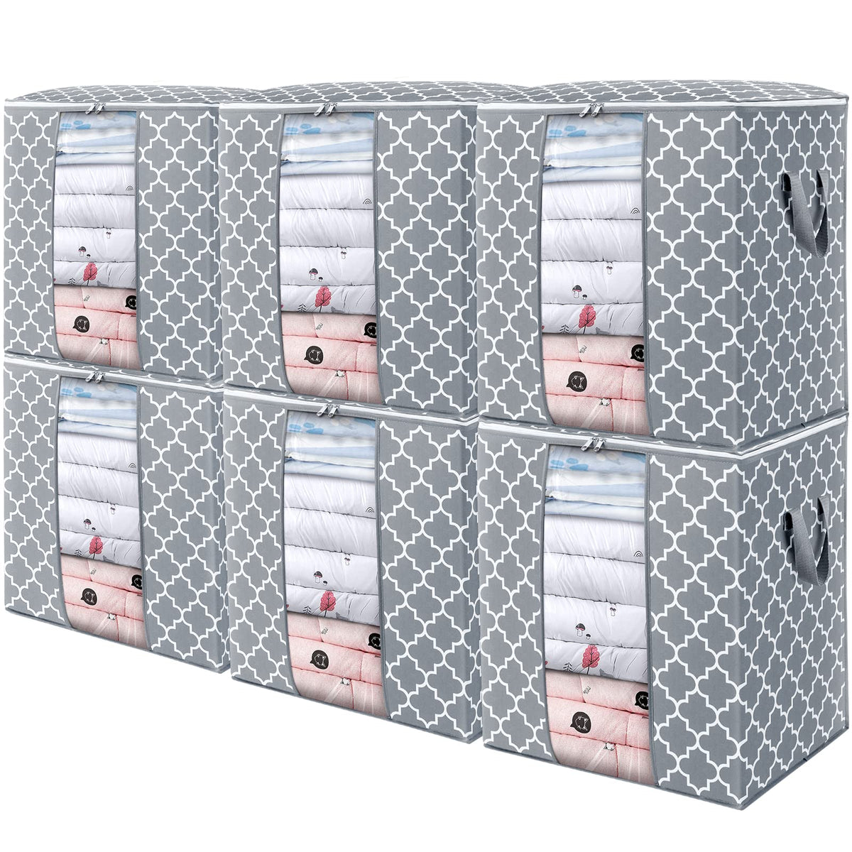 Storage Bags 3 Pack 100L Clothes Organization and Storage Containers