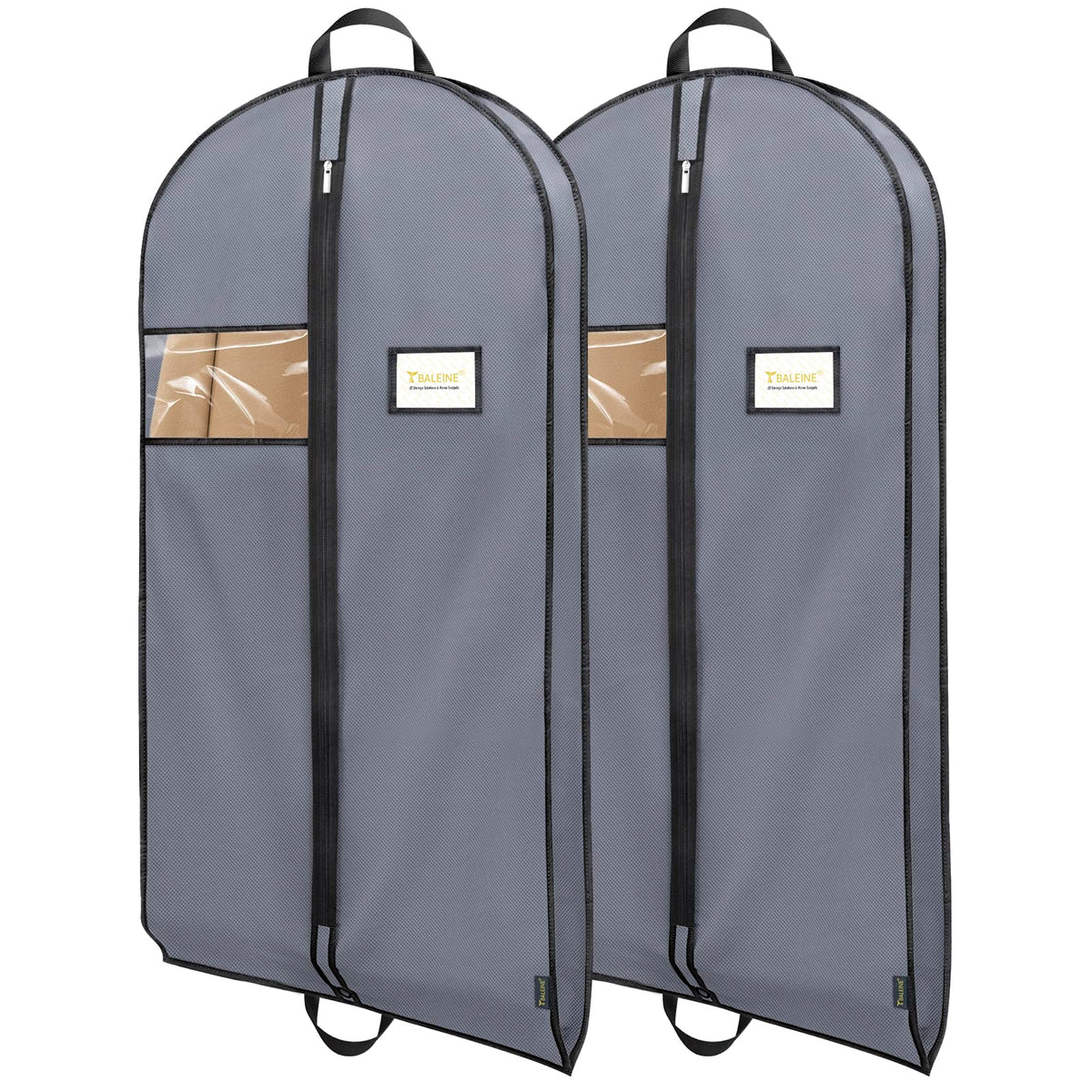 BALEINE 1PK Garment Bags for Hanging Clothes, 60" Suit Bag for Travel