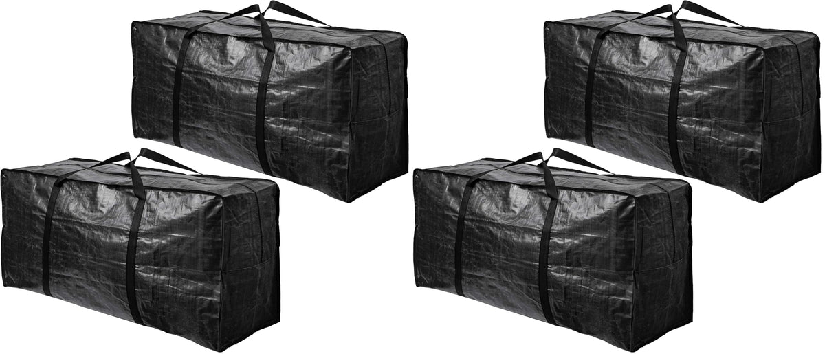 BAG-THAT! 68.5 GAL 2 Pack XXL Jumbo Extra Large Heavy Duty Stronger Handles Storage Bags Moving Totes Zippered Reusable Wrap Around Handle Storage Totes