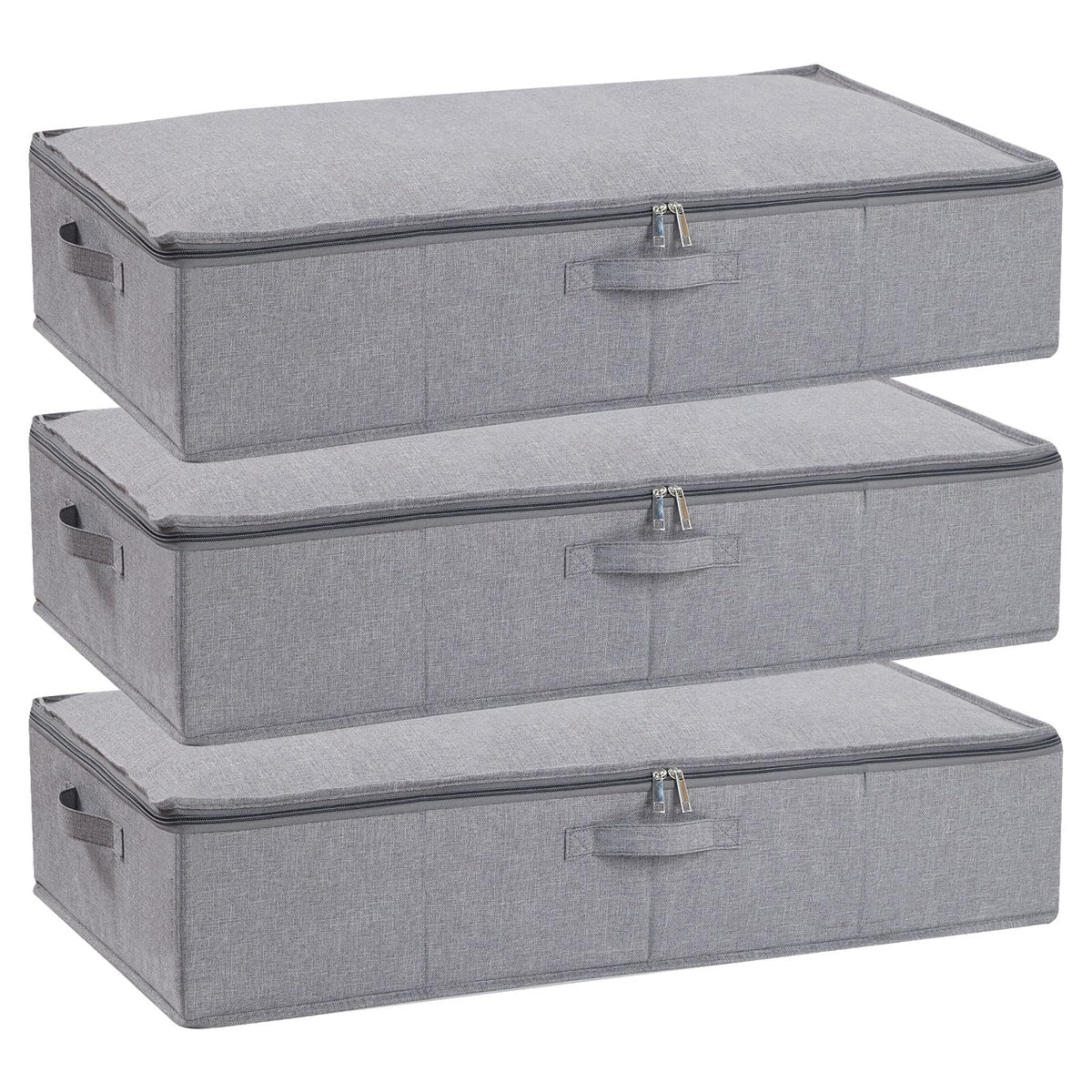 Underbed Storage Organizers,Beige,1 Pack,23.6x11.8x5.9 Inch
