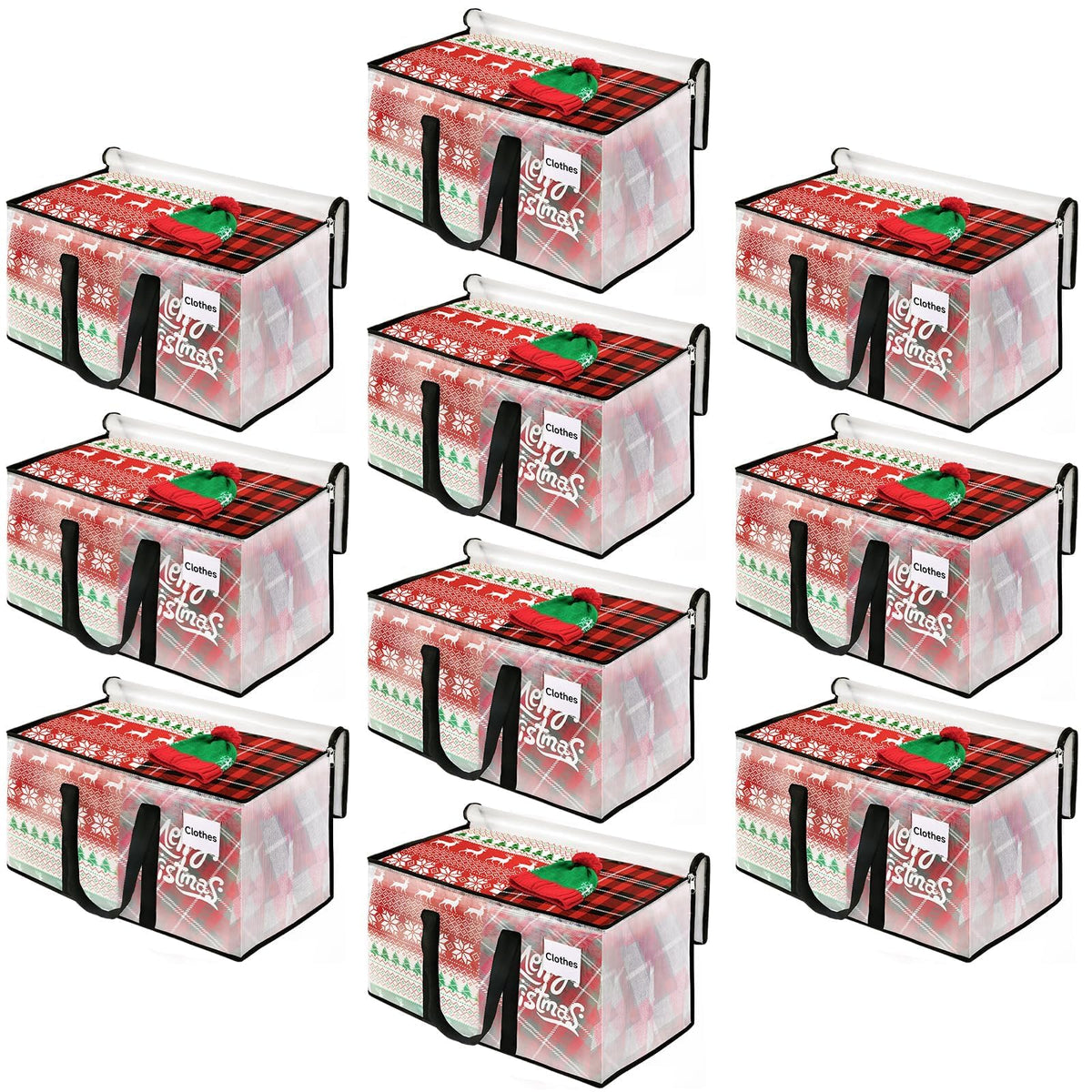 BlissTotes Moving Bags, 93L 8-Pack Storage Bags, Moving Boxes