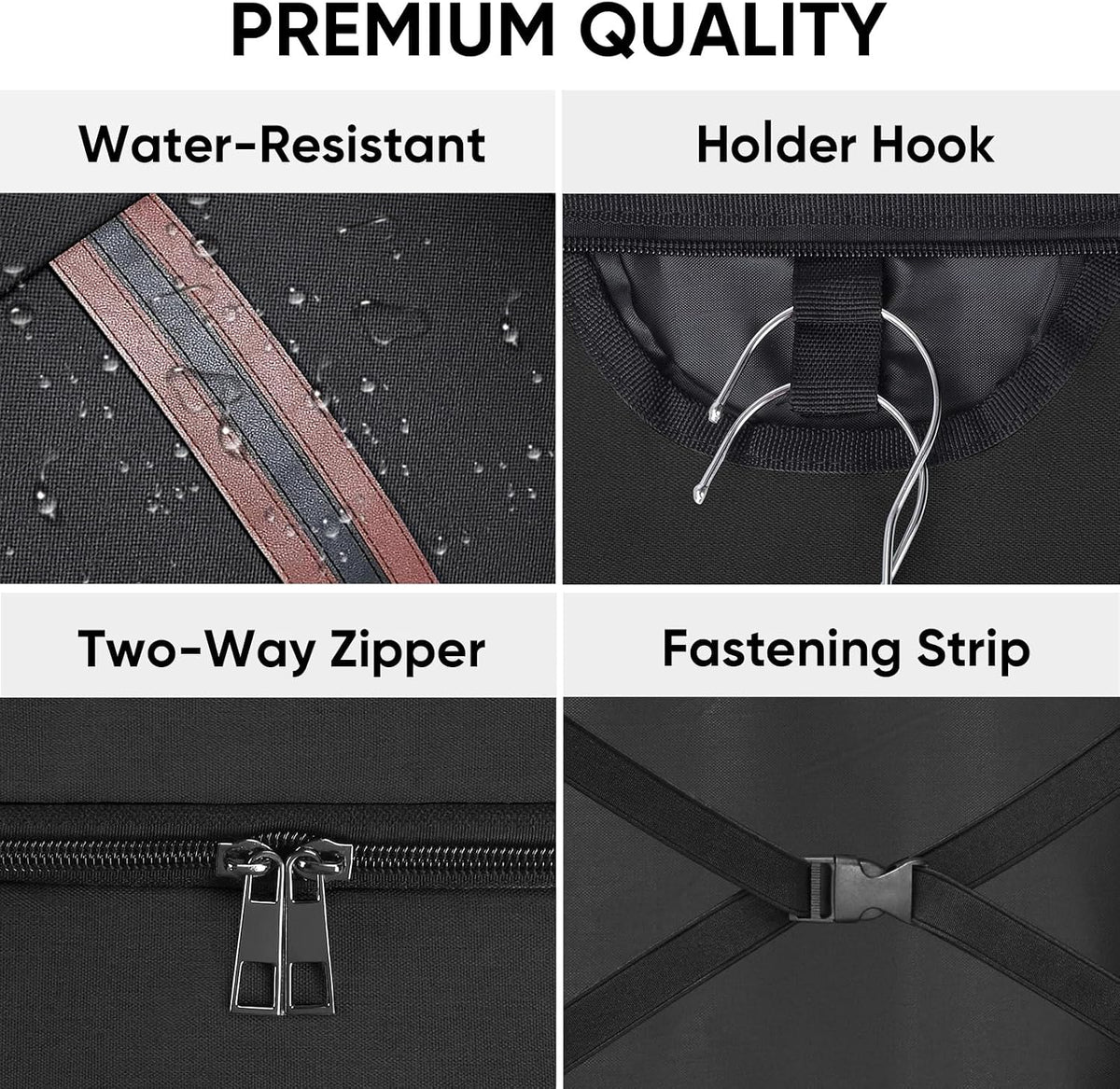 BALEINE Garment Bags for Travel, Water Resistant Carry on Suit Bag