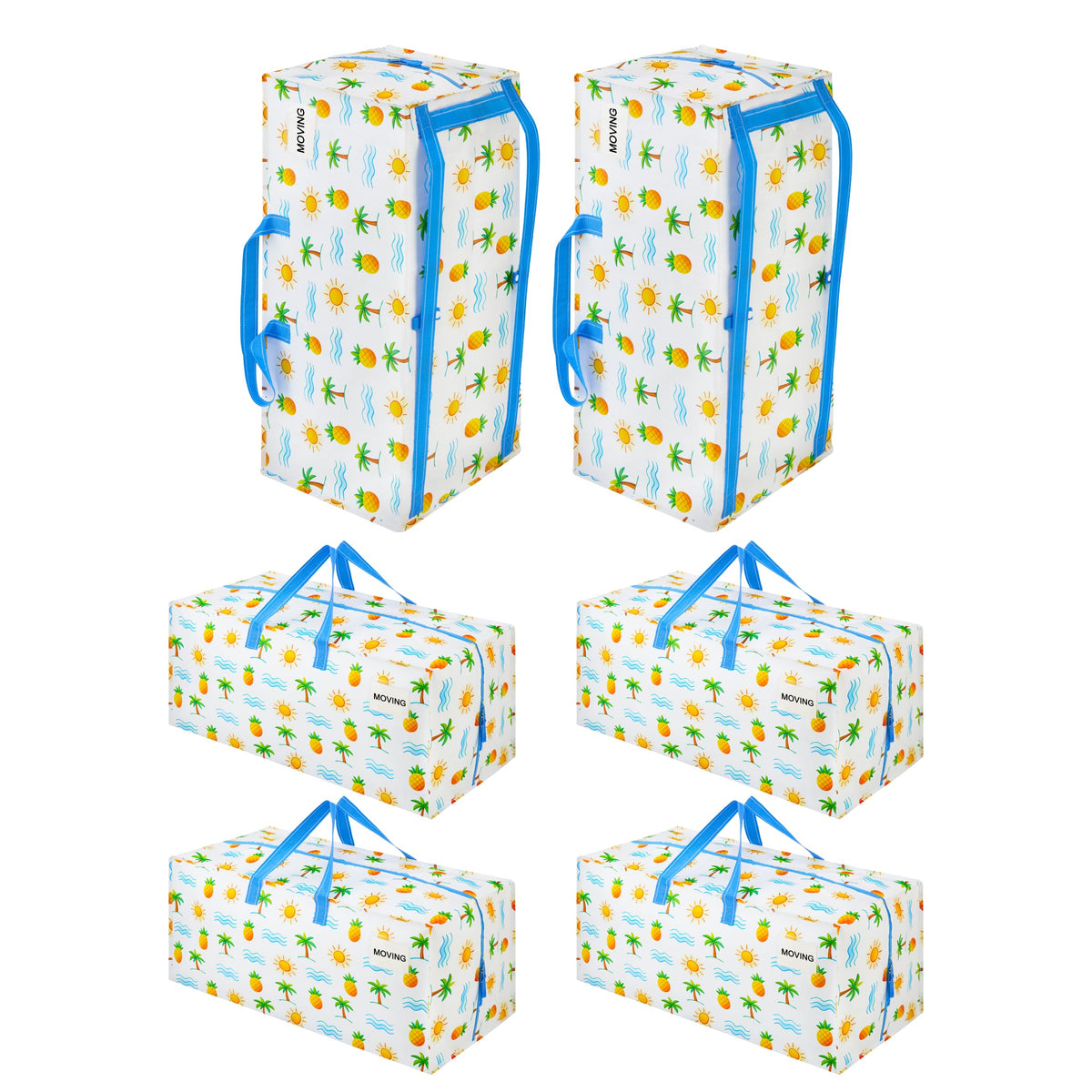 VENO 10 Pack Heavy Duty Moving Bags with Backpack Straps, Zippers & Handles, Extra Large Packing Bags for College Dorm Essentials, Moving Supplies Alternative to Cardboard Moving Boxes