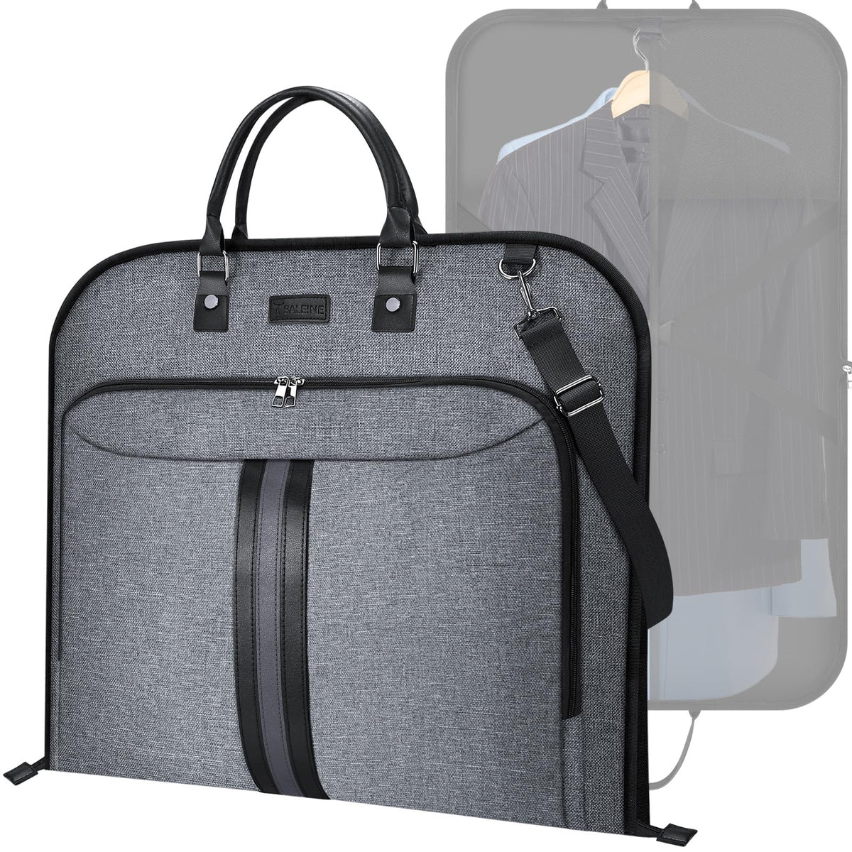 BALEINE Garment Bags for Travel, Water Resistant Carry on Suit Bag