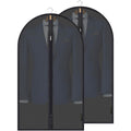 BALEINE 2PK Clear Garment Bags for Hanging Clothes, 40" Dress Suit Bag