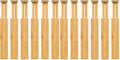 VaeFae 6-Pack Adjustable Bamboo Drawer Dividers, Expandable Drawer Organizer for Kitchen Utensils, Clothes, Bathroom, Office – Fits Drawer Interiors 16.6" to 21.8"