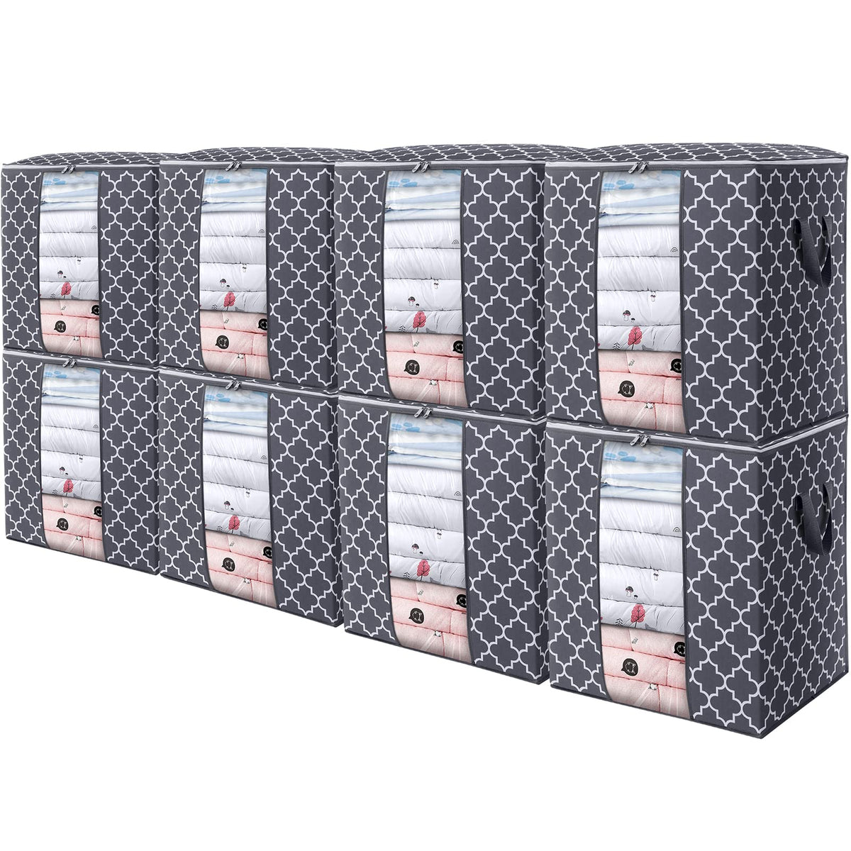 Storage Bags 3 Pack 100L Clothes Organization and Storage Containers