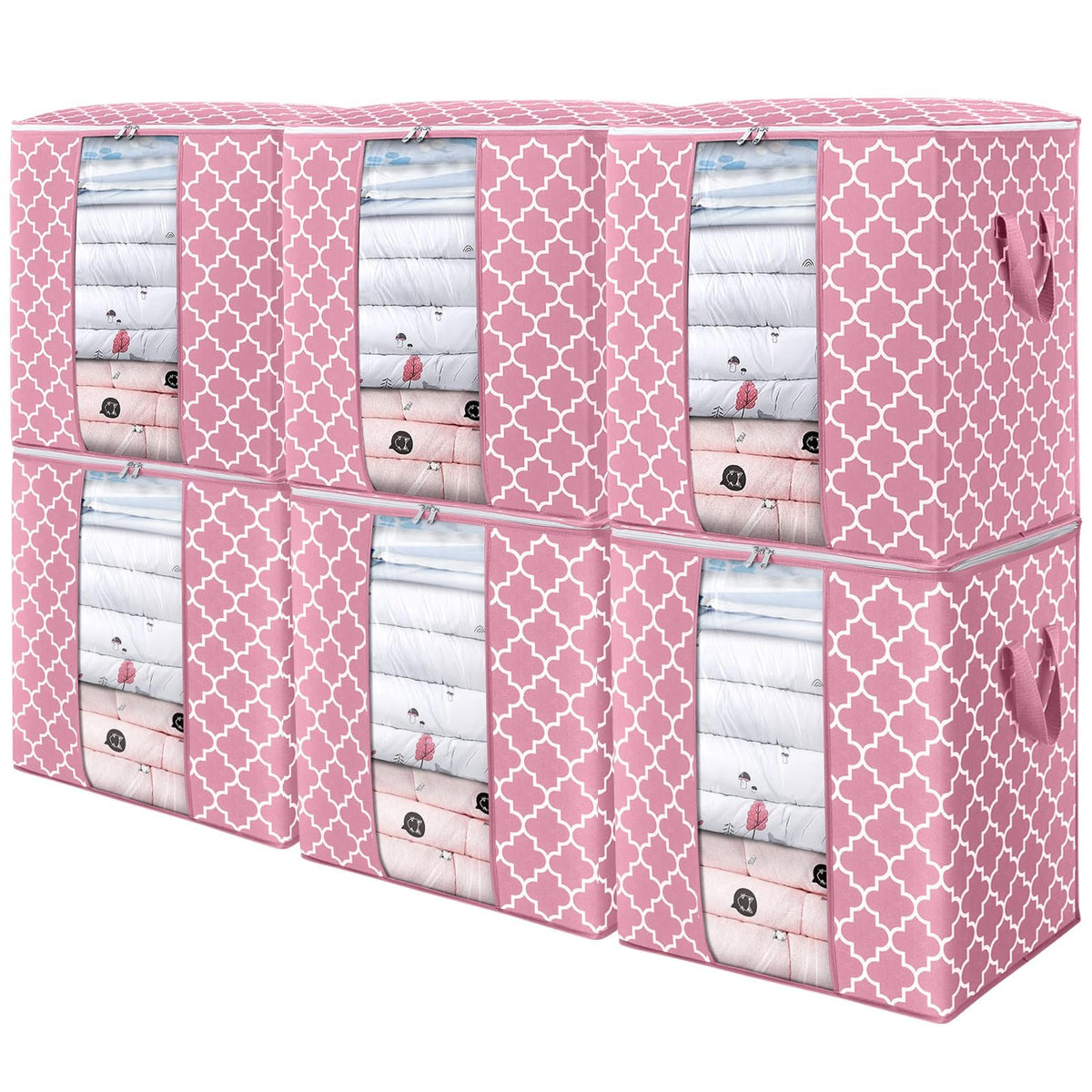 Storage Bags 3 Pack 100L Clothes Organization and Storage Containers