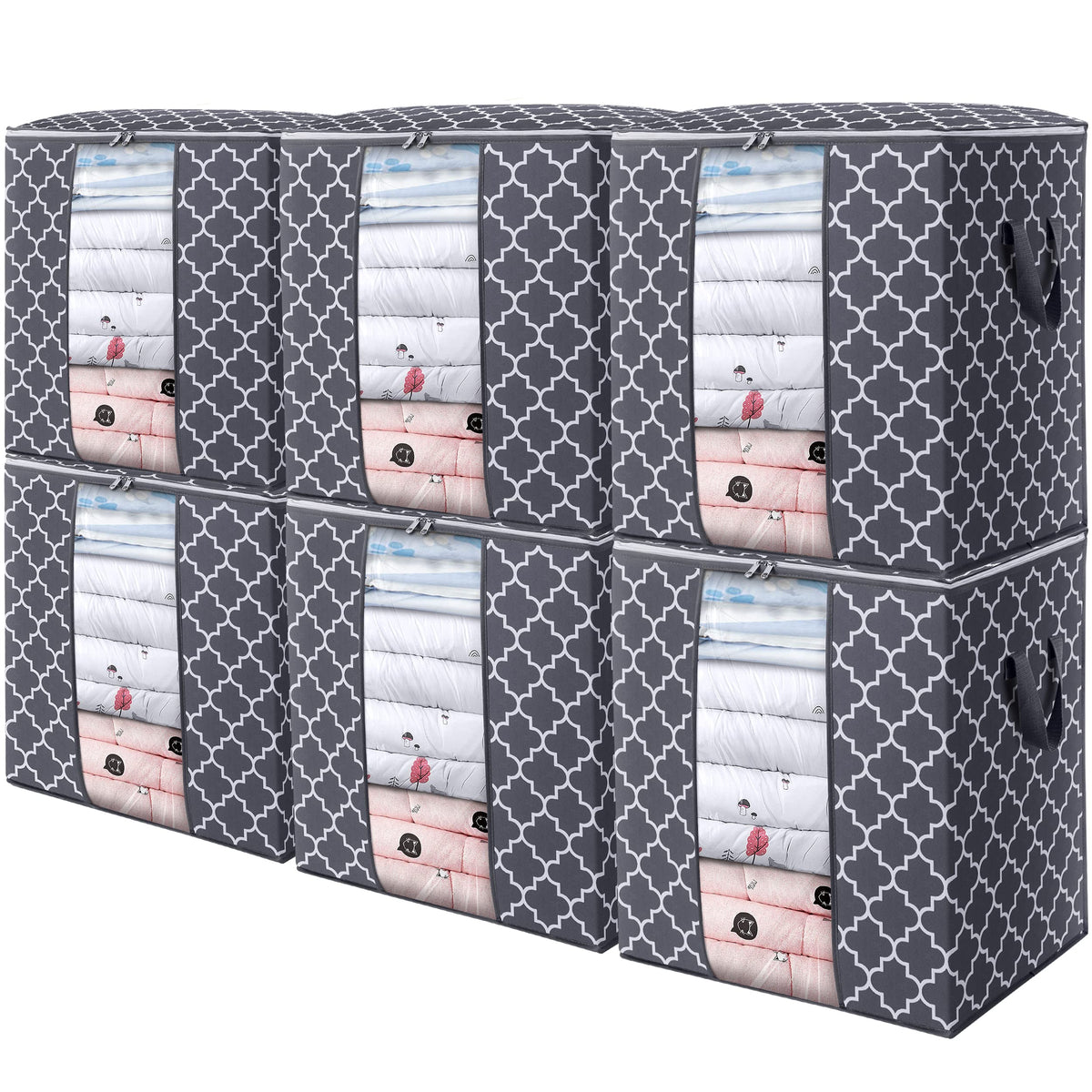 Storage Bags 3 Pack 100L Clothes Organization and Storage Containers